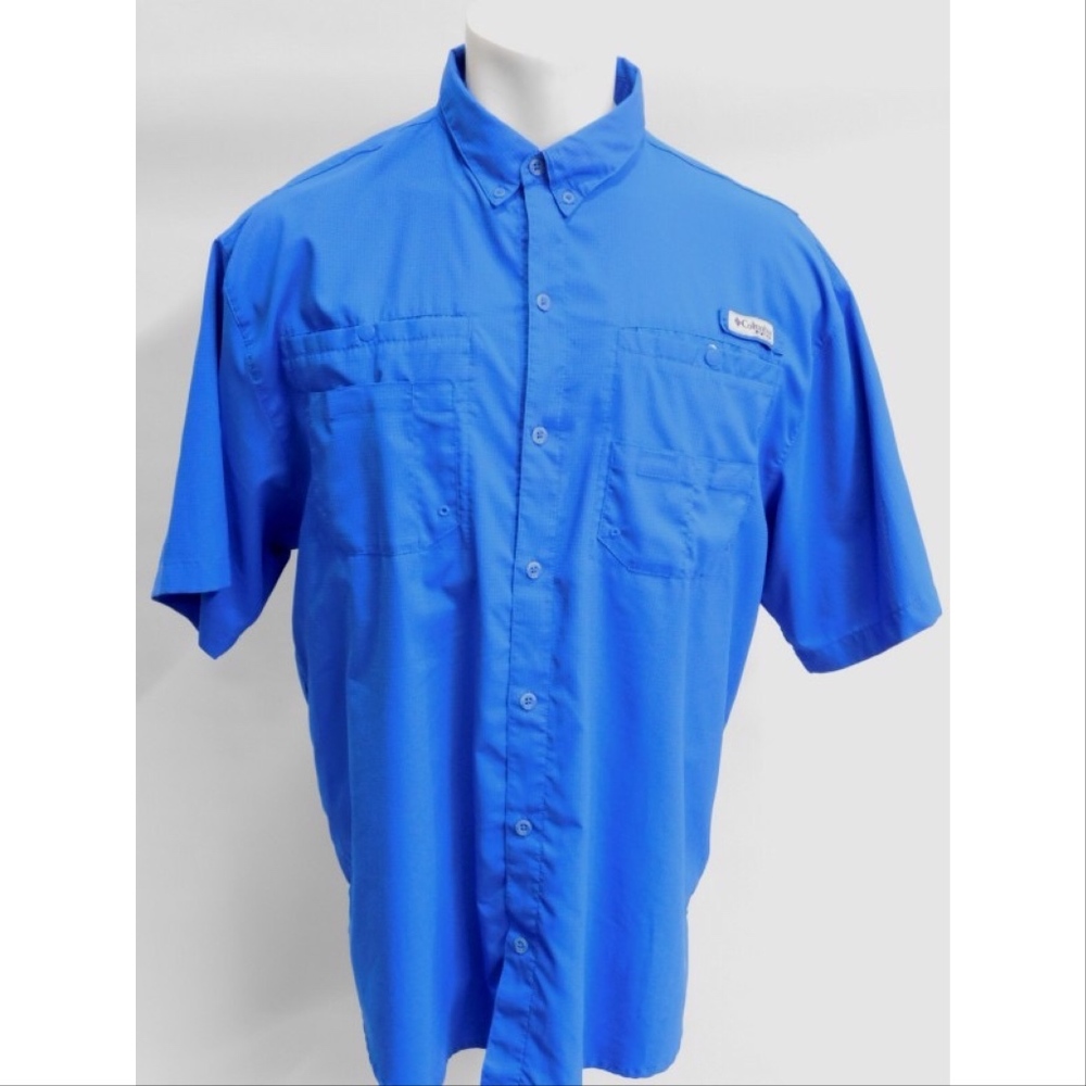 🆕EUC, Men's Columbia PFG S.S. Button Up Sz XL🆕